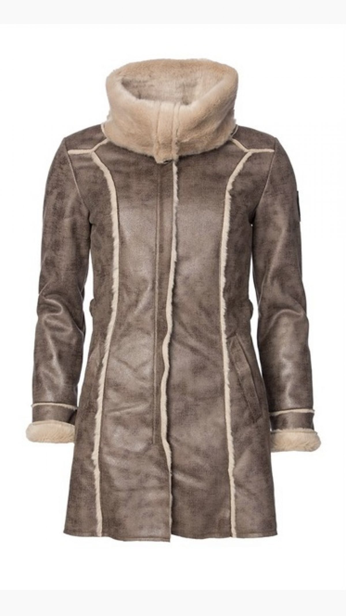 Dámský luxusní kožíškový kabát - M/L