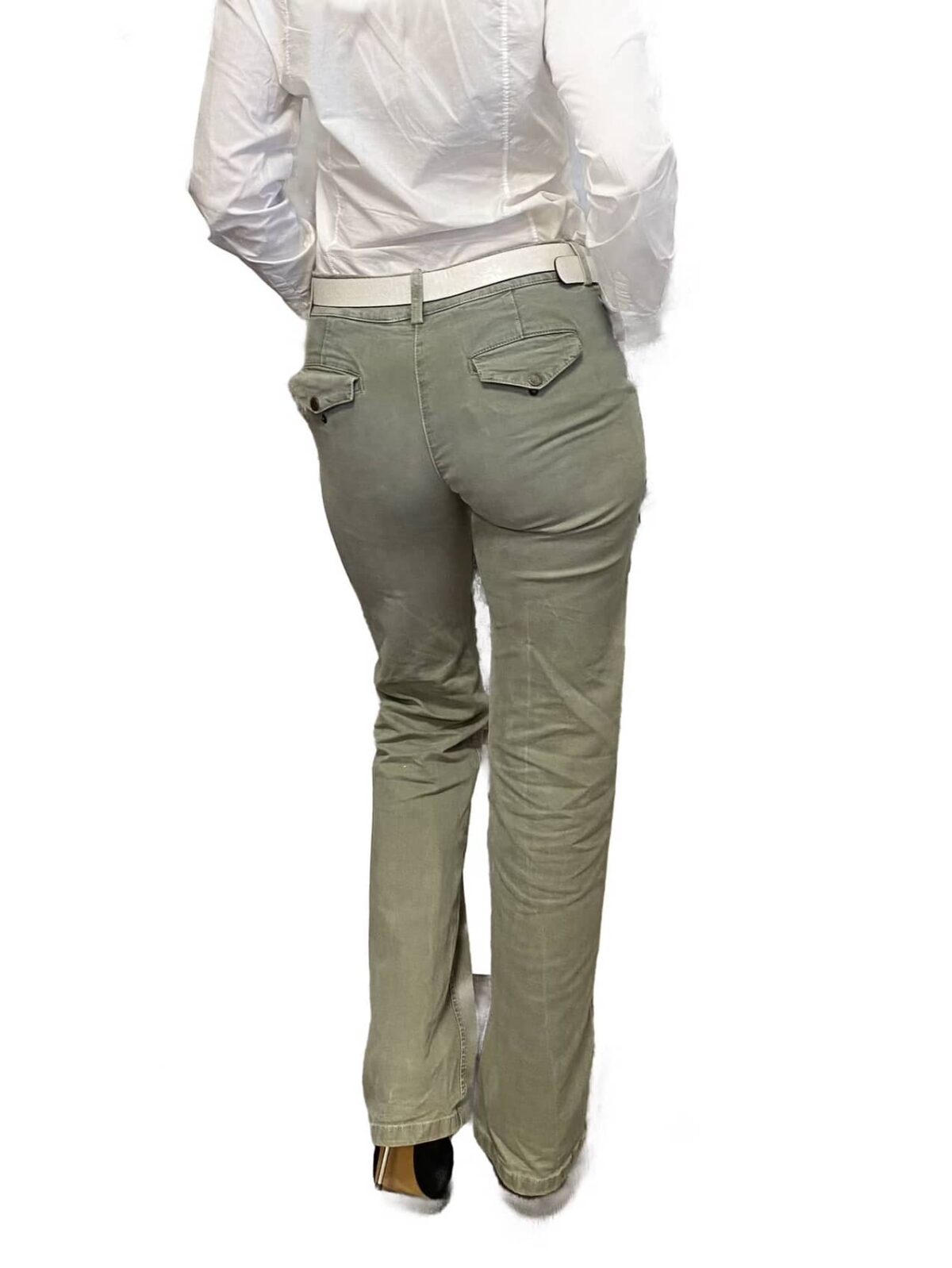 Luxusní zelenkavé jeans Armani - XS/S