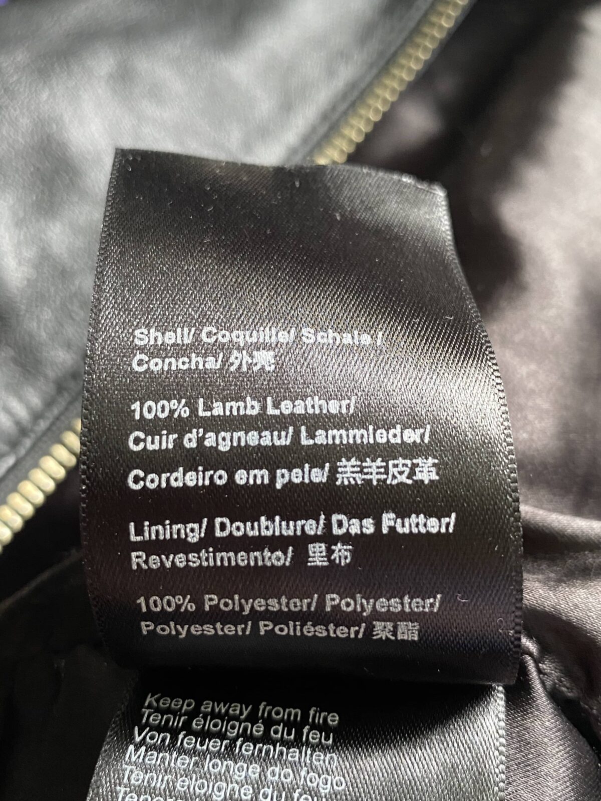 100% kožená propínací mini sukně - XS/S