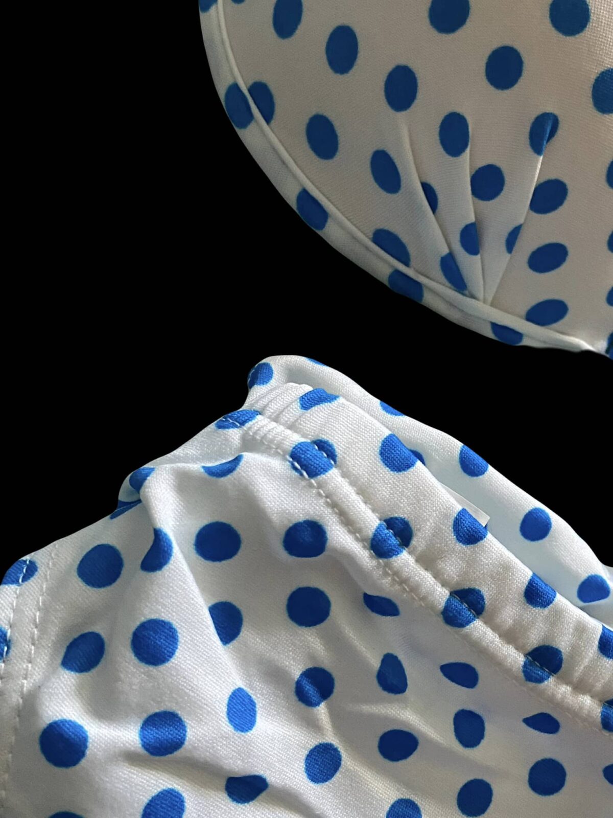 Modrobîlé puntík bikiny - XS/S/M/L