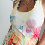 Letní barevné tílko - louka - XS/S/M